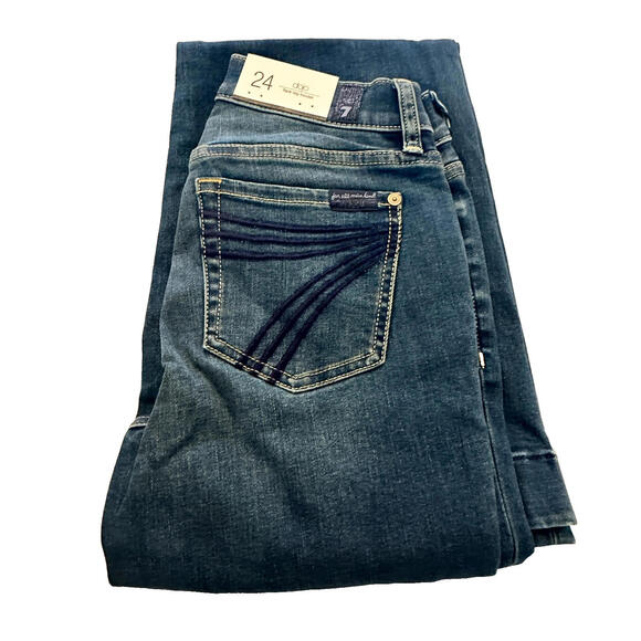 7 for all mankind Dojo Flare Leg - Size 24 - Picture 1 of 7